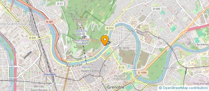 localisation de l'entreprise MONSIEUR LOUIS GIORDANENGO  GRENOBLE