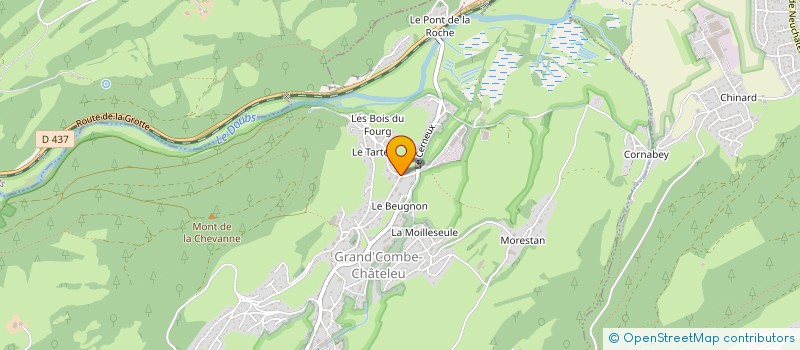 localisation de l'entreprise MONSIEUR LOUIS GIRARD à GRAND'COMBE CHATELEU