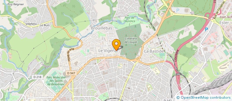 localisation de l'entreprise MONSIEUR LOUIS GIRODOLLE à LIMOGES