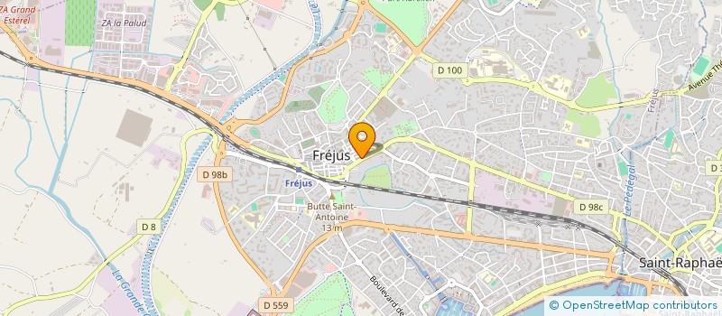 localisation de l'entreprise MONSIEUR LOUIS GIULIANO à FREJUS
