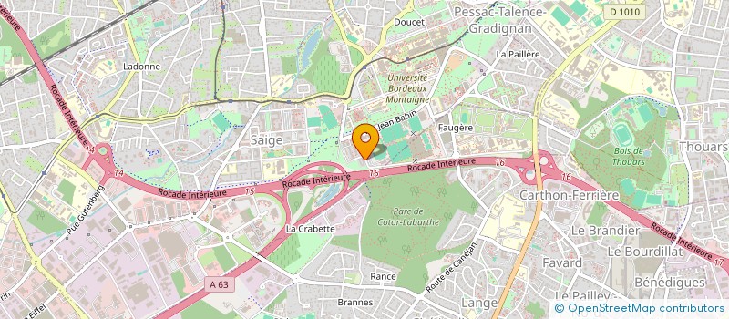 localisation de l'entreprise MONSIEUR LOUIS GLAIN  SAINT-SEVER