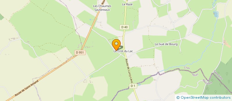 localisation de l'entreprise MONSIEUR LOUIS GLAUDIO à SANCOINS