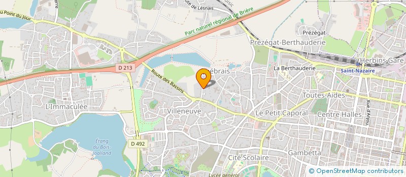 localisation de l'entreprise MONSIEUR LOUIS GODET  SAINT-NAZAIRE