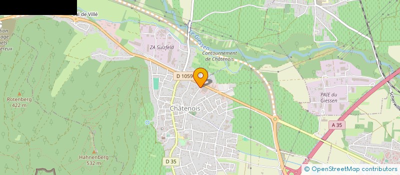 localisation de l'entreprise MONSIEUR LOUIS GOETTELMANN  CHATENOIS