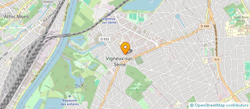 localisation de l'entreprise MONSIEUR LOUIS GOMIS à VIGNEUX-SUR-SEINE