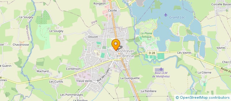 localisation de l'entreprise MONSIEUR LOUIS GONGUET à MONTREVEL-EN-BRESSE