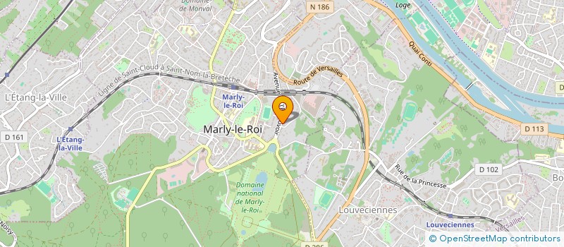 localisation de l'entreprise MONSIEUR LOUIS-GONZAGUE VINCENT  MARLY-LE-ROI