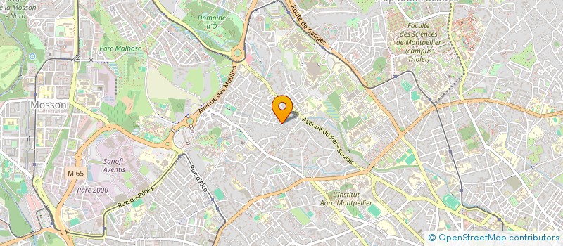 localisation de l'entreprise MONSIEUR LOUIS GORLIER à MONTPELLIER