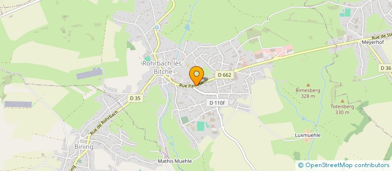 localisation de l'entreprise MONSIEUR LOUIS GOSSMANN  ROHRBACH-LES-BITCHE