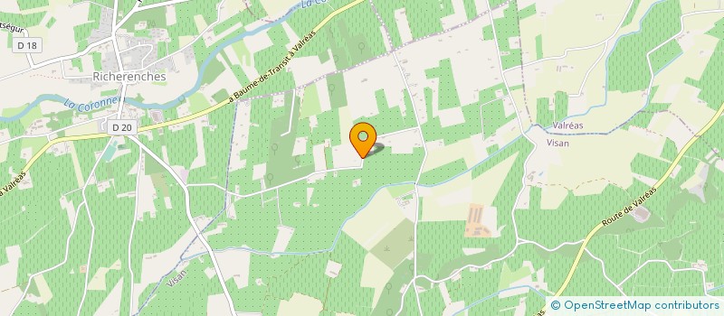 localisation de l'entreprise MONSIEUR LOUIS GOUBARD  VISAN