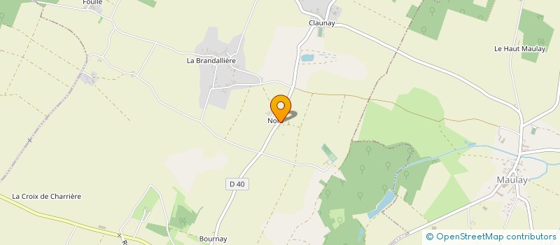 localisation de l'entreprise MONSIEUR LOUIS GOUIN  LA ROCHE-RIGAULT