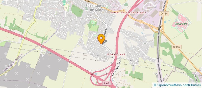 localisation de l'entreprise MONSIEUR LOUIS GOULEVITCH  SAINT-LAURENT-DE-MURE