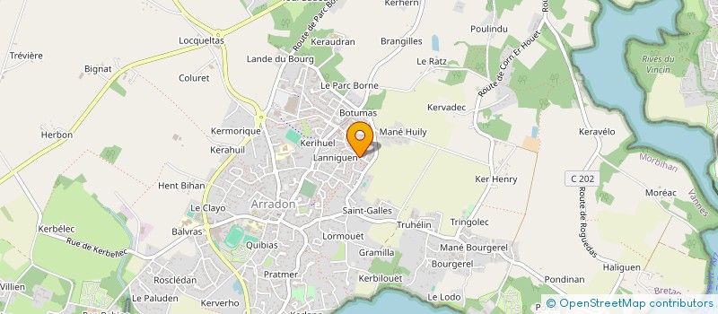 localisation de l'entreprise MONSIEUR LOUIS GOURVIL à ARRADON