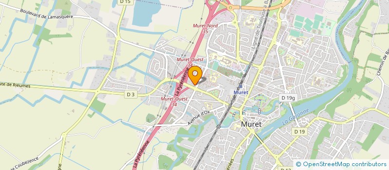 localisation de l'entreprise MONSIEUR LOUIS GRANDO  MURET