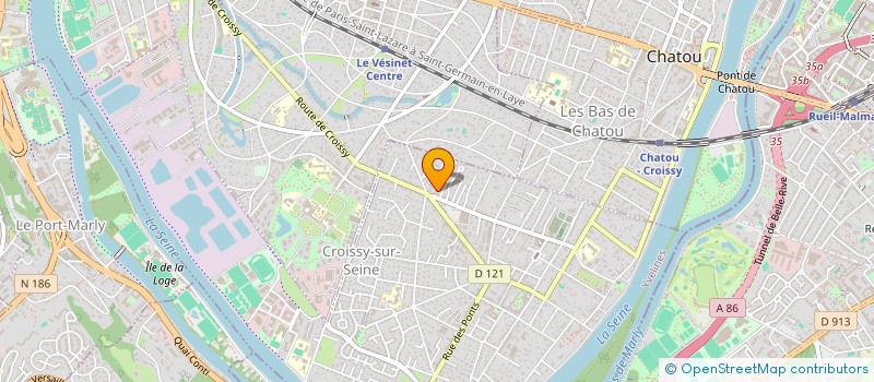 localisation de l'entreprise MONSIEUR LOUIS-GREGOIRE JEHL DE LA GOUBLAYE DE MENORVAL  CROISSY-SUR-SEINE