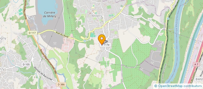 localisation de l'entreprise MONSIEUR LOUIS GRILLET à MILLERY