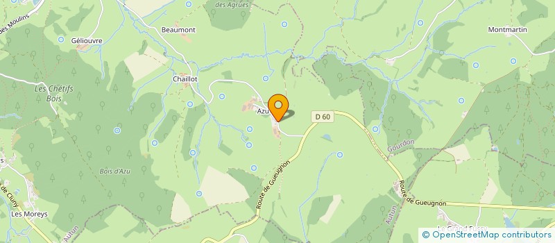 localisation de l'entreprise MONSIEUR LOUIS GRIVAUD  SAINT-ROMAIN-SOUS-GOURDON