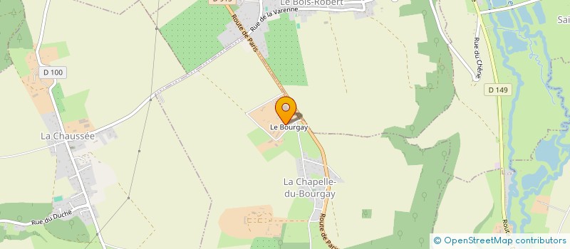 localisation de l'entreprise MONSIEUR LOUIS GRIZARD  LA CHAPELLE-DU-BOURGAY