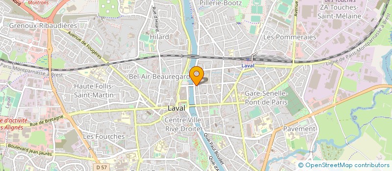 localisation de l'entreprise MONSIEUR LOUIS GRUAU à LAVAL