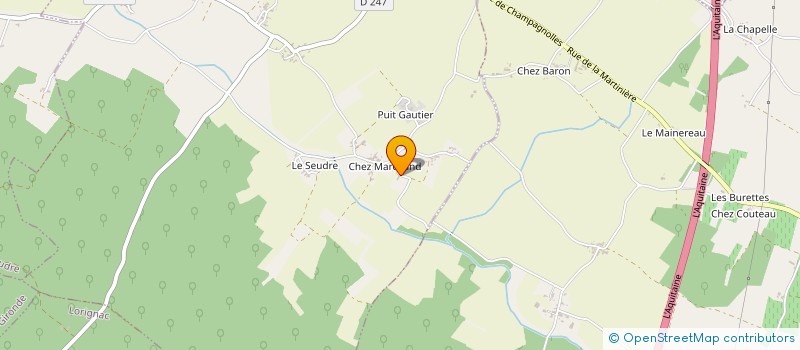 localisation de l'entreprise MONSIEUR LOUIS GUEDON à CHAMPAGNOLLES