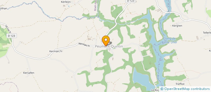 localisation de l'entreprise MONSIEUR LOUIS GUENIC à KERPERT