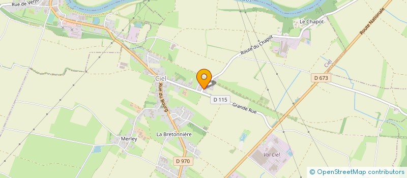 localisation de l'entreprise MONSIEUR LOUIS GUENOT  CIEL