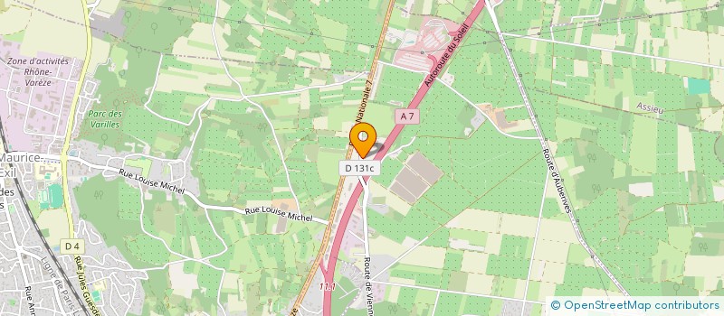 localisation de l'entreprise MONSIEUR LOUIS GUERDENER  ROUSSILLON