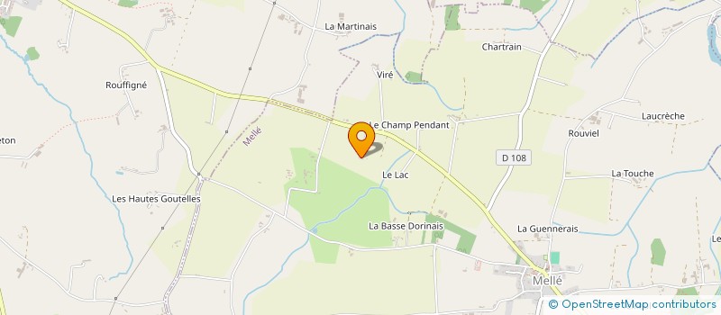 localisation de l'entreprise MONSIEUR LOUIS GUERIN  LE FERRE