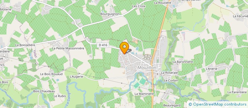 localisation de l'entreprise MONSIEUR LOUIS GUERIN  MOUZILLON