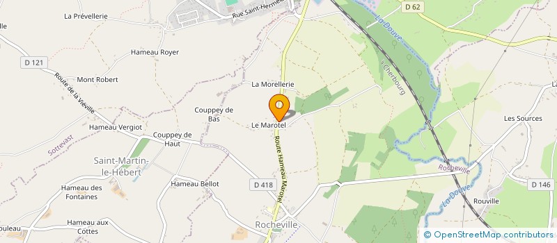 localisation de l'entreprise MONSIEUR LOUIS GUERRAND  ROCHEVILLE