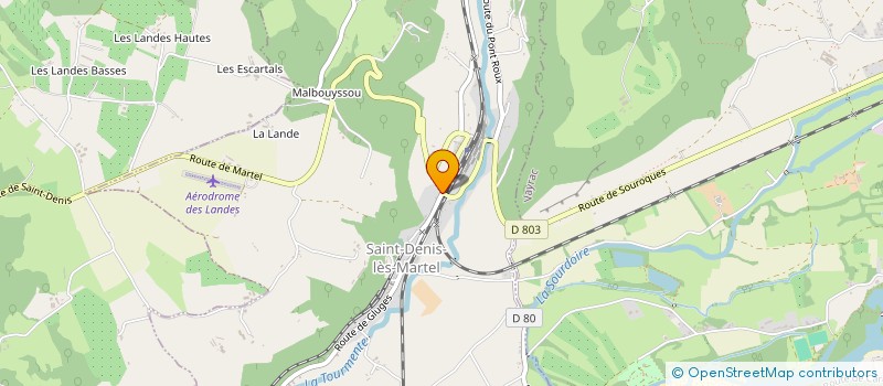 localisation de l'entreprise MONSIEUR LOUIS GUICHET  SAINT-DENIS-LES-MARTEL