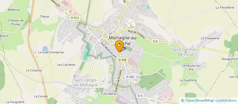 localisation de l'entreprise MONSIEUR LOUIS GUILBERT à MORTAGNE-AU-PERCHE
