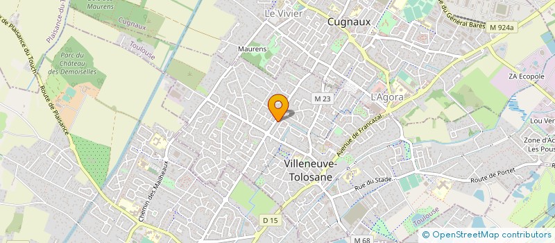 localisation de l'entreprise MONSIEUR LOUIS GUILLE à VILLENEUVE-TOLOSANE