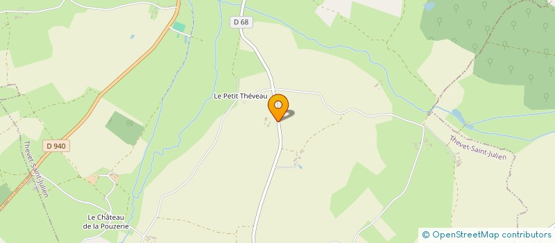 localisation de l'entreprise MONSIEUR LOUIS GUILLOT à THEVET-SAINT-JULIEN