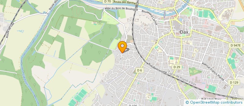 localisation de l'entreprise MONSIEUR LOUIS GUINCHARD  DAX