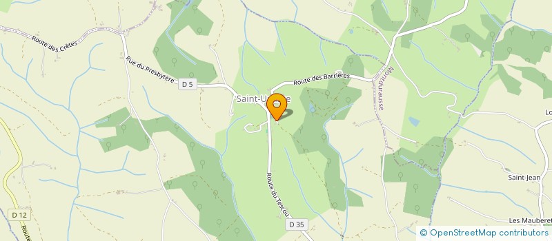 localisation de l'entreprise MONSIEUR LOUIS GUIRAUD  TAURIAC