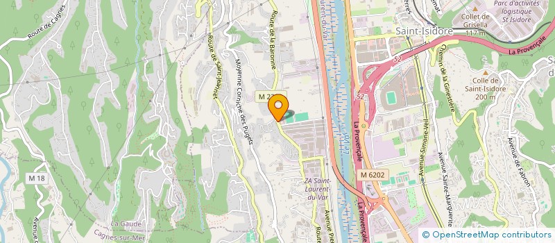 localisation de l'entreprise MONSIEUR LOUIS GUIVARCH  SAINT-LAURENT-DU-VAR