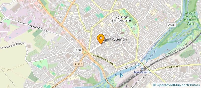 localisation de l'entreprise MONSIEUR LOUIS HABA à SAINT-QUENTIN