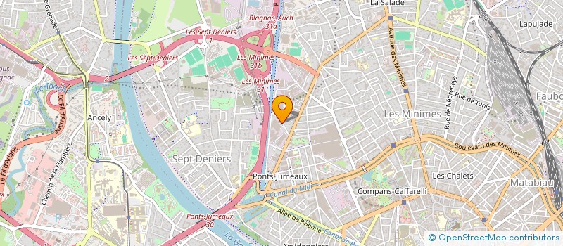localisation de l'entreprise MONSIEUR LOUIS HACQUEL à TOULOUSE