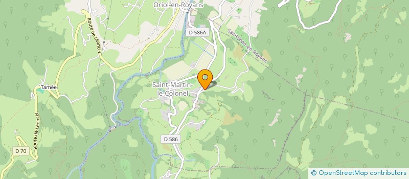 localisation de l'entreprise MONSIEUR LOUIS HADERER  SAINT-MARTIN-LE-COLONEL