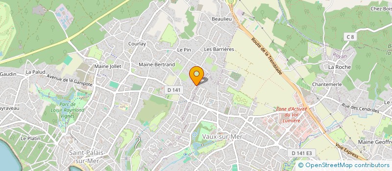 localisation de l'entreprise MONSIEUR LOUIS HAENDLER  SAINT-PALAIS-SUR-MER