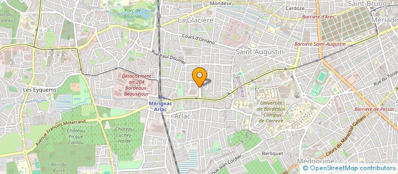 localisation de l'entreprise MONSIEUR LOUIS HALTER  MERIGNAC