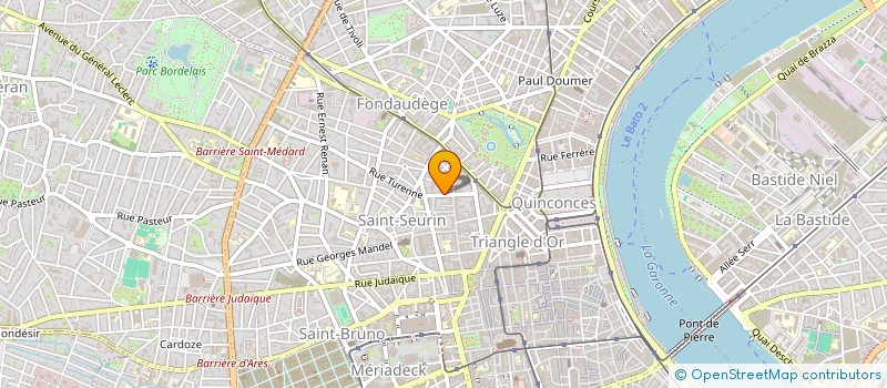 localisation de l'entreprise MONSIEUR LOUIS HANNEDOUCHE  BORDEAUX