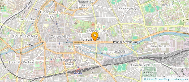 localisation de l'entreprise MONSIEUR LOUIS HAREL  RENNES