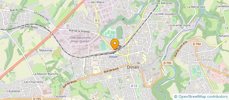localisation de l'entreprise MONSIEUR LOUIS HASCOET à DINAN