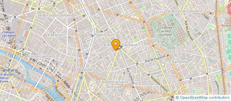 localisation de l'entreprise MONSIEUR LOUIS HAUSSY  PARIS