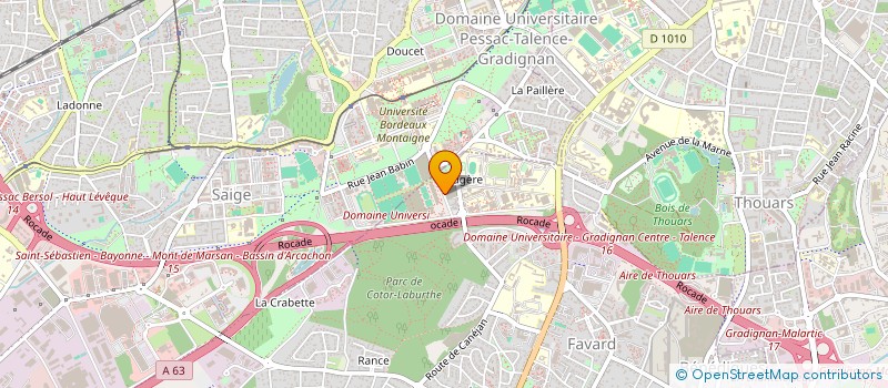 localisation de l'entreprise MONSIEUR LOUIS HAYES  BORDEAUX