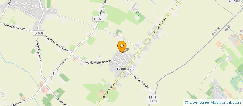 localisation de l'entreprise MONSIEUR LOUIS HEBRANT  LAVENTIE