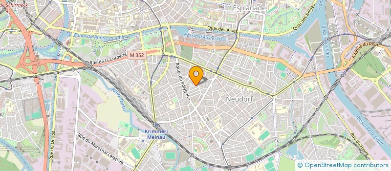 localisation de l'entreprise MONSIEUR LOUIS HELFER à STRASBOURG
