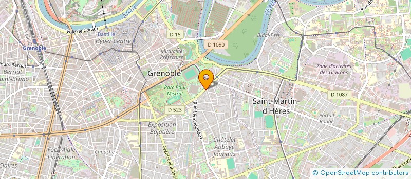 localisation de l'entreprise MONSIEUR LOUIS HEMERY  GRENOBLE